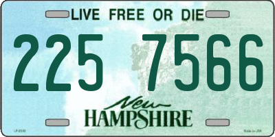 NH license plate 2257566