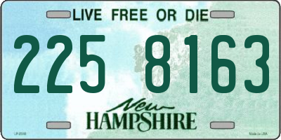 NH license plate 2258163
