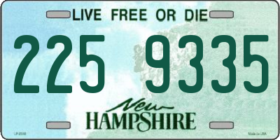 NH license plate 2259335