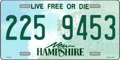 NH license plate 2259453