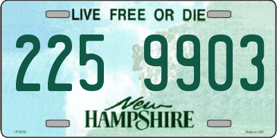 NH license plate 2259903