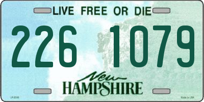 NH license plate 2261079