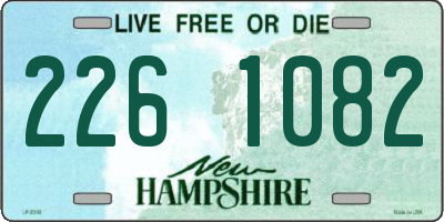 NH license plate 2261082