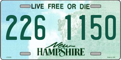 NH license plate 2261150