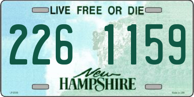 NH license plate 2261159