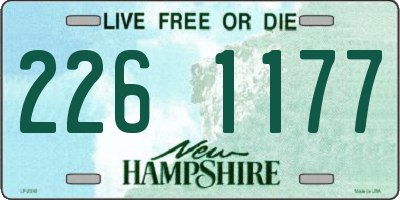 NH license plate 2261177