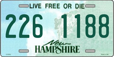 NH license plate 2261188