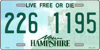 NH license plate 2261195