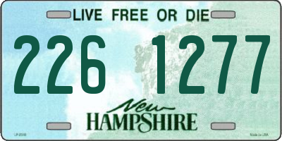 NH license plate 2261277