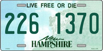 NH license plate 2261370