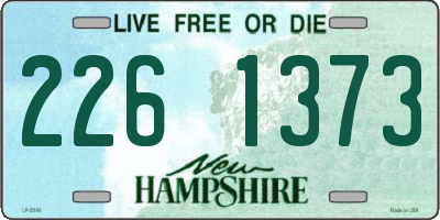 NH license plate 2261373