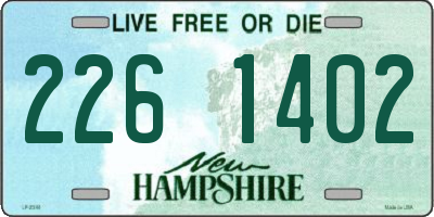NH license plate 2261402