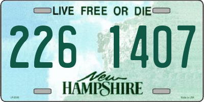 NH license plate 2261407