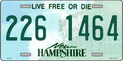 NH license plate 2261464