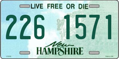 NH license plate 2261571