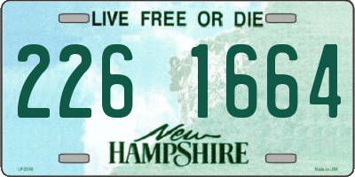 NH license plate 2261664