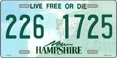 NH license plate 2261725