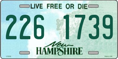 NH license plate 2261739