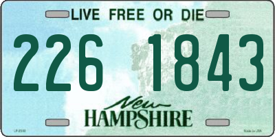 NH license plate 2261843