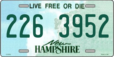 NH license plate 2263952