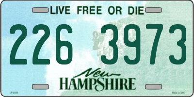 NH license plate 2263973