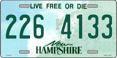 NH license plate 2264133