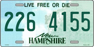 NH license plate 2264155