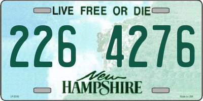 NH license plate 2264276