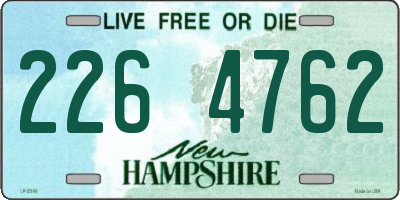 NH license plate 2264762