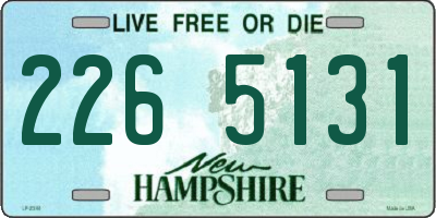 NH license plate 2265131