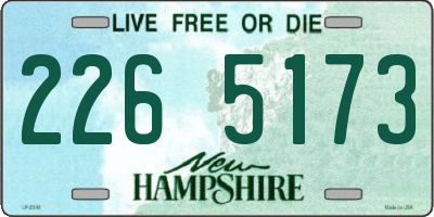NH license plate 2265173