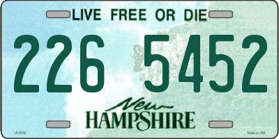 NH license plate 2265452
