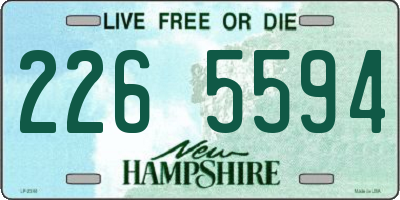NH license plate 2265594