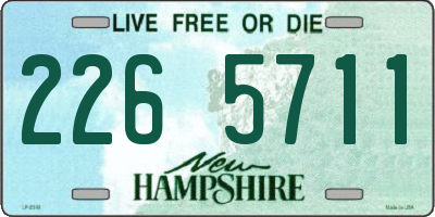 NH license plate 2265711