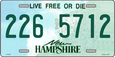 NH license plate 2265712