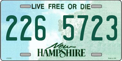 NH license plate 2265723