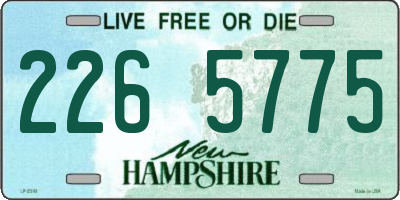 NH license plate 2265775