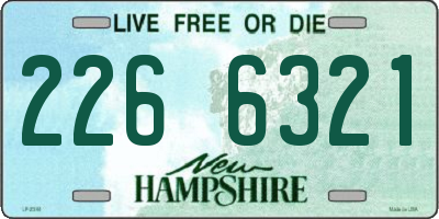 NH license plate 2266321