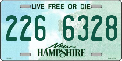 NH license plate 2266328
