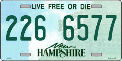 NH license plate 2266577