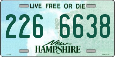 NH license plate 2266638