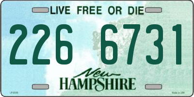 NH license plate 2266731