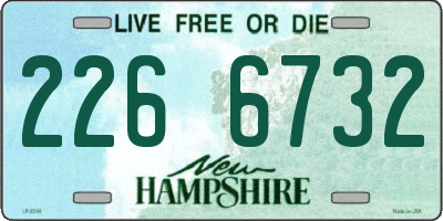 NH license plate 2266732