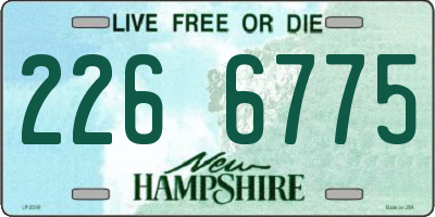 NH license plate 2266775