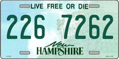 NH license plate 2267262