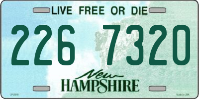 NH license plate 2267320
