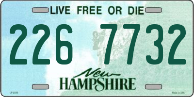 NH license plate 2267732