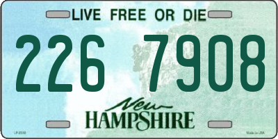 NH license plate 2267908