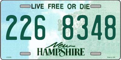 NH license plate 2268348