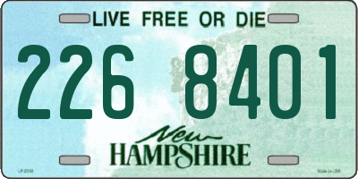 NH license plate 2268401